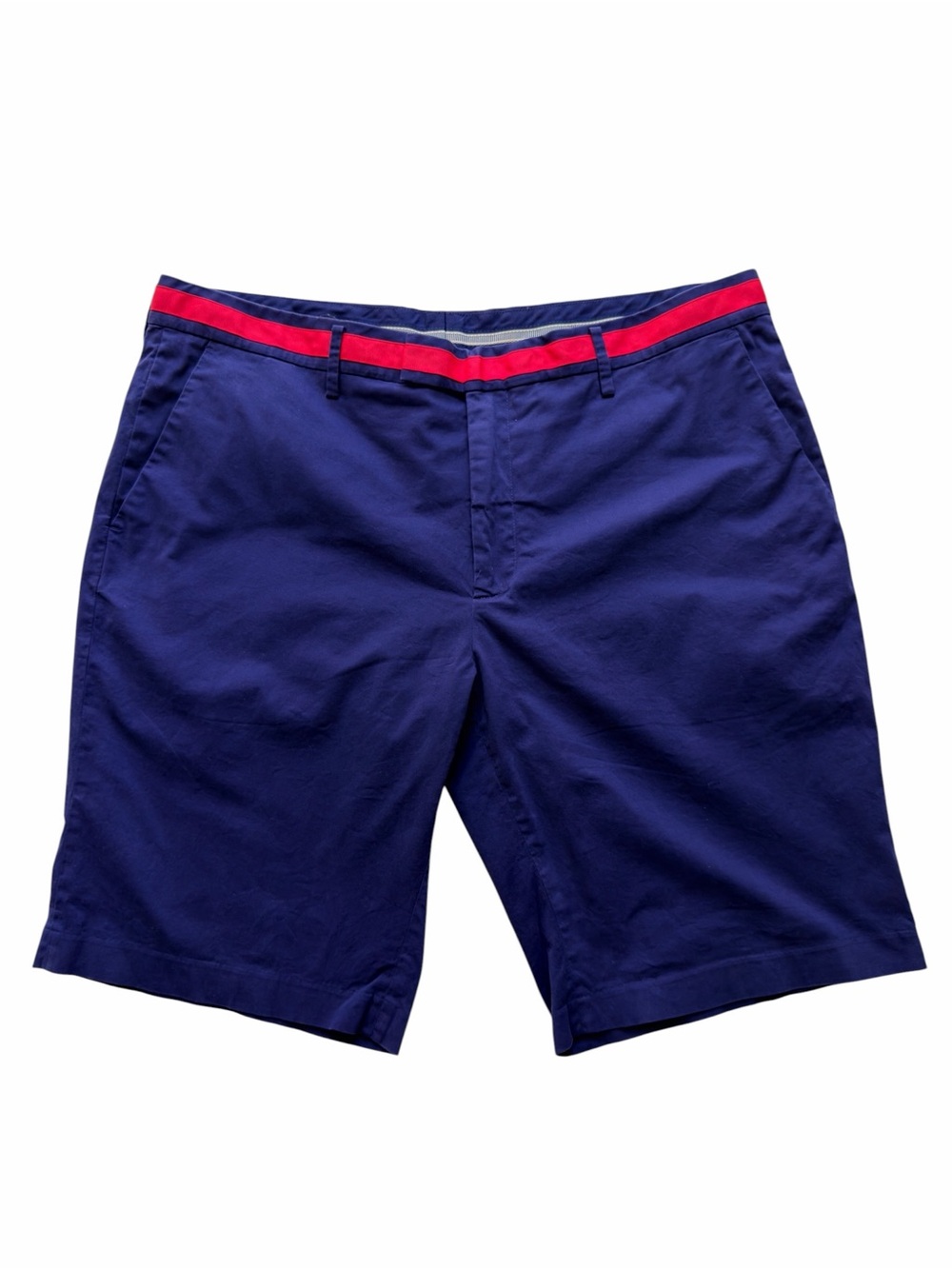 G/Fore Men's Navy Blue Casual Shorts with Red Waist Trim Size 40